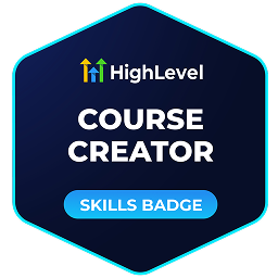 HighLevel Course Creator badge