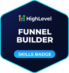 HighLevel Funnel Builder badge