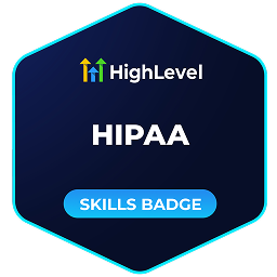 HighLevel Agency HIPAA badge