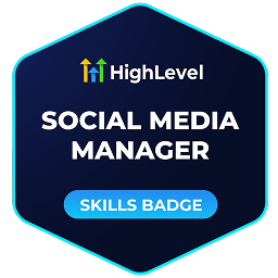 HighLevel Social Media Manager badge